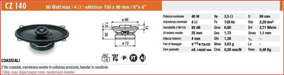 Ciare CZ140 - Altoparlante coassiale Car Audio