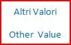 Per Altri Valori - for Other Value