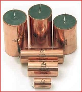 0,1uF - 600V Audio Note COPPER Foil Mylar & Oil