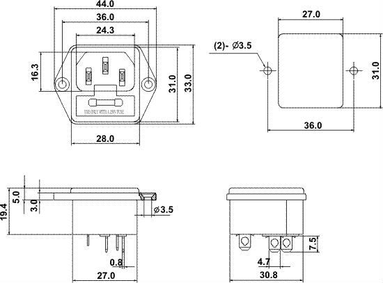 IEC Socket Fuse