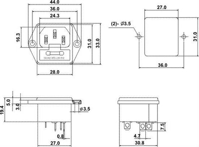 IEC Socket Fuse