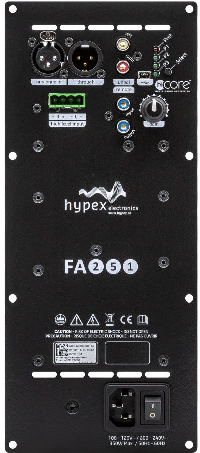 FA251 FusionAmp Hypex - 250W Ncore
