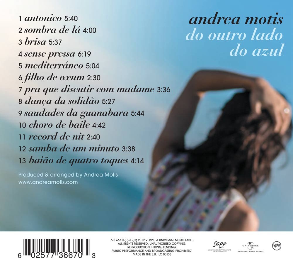 Andrea MOTIS - DO OUTRO LADO DO AZUL (CD)