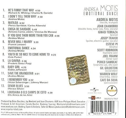 Andrea MOTIS - EMOTIONAL DANCE (CD)