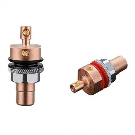 Viborg RC102 Coppia - RCA da pannello in puro rame a serraggio