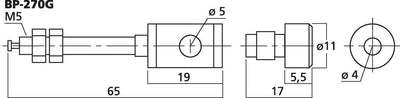 BP270G - Coppia Boccole R/B per diffusori