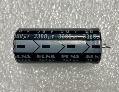 Elna Japan 3300uf/50Vdc 105° - Condensatore elettrolitico