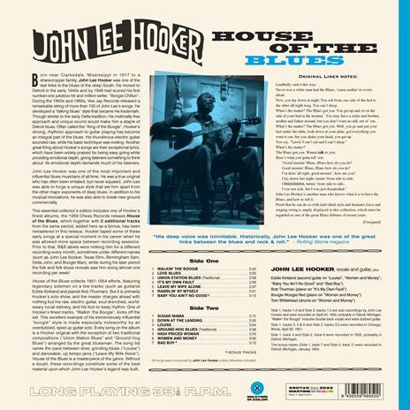 John LEE HOOKER - HOUSE OF THE BLUES (LP)