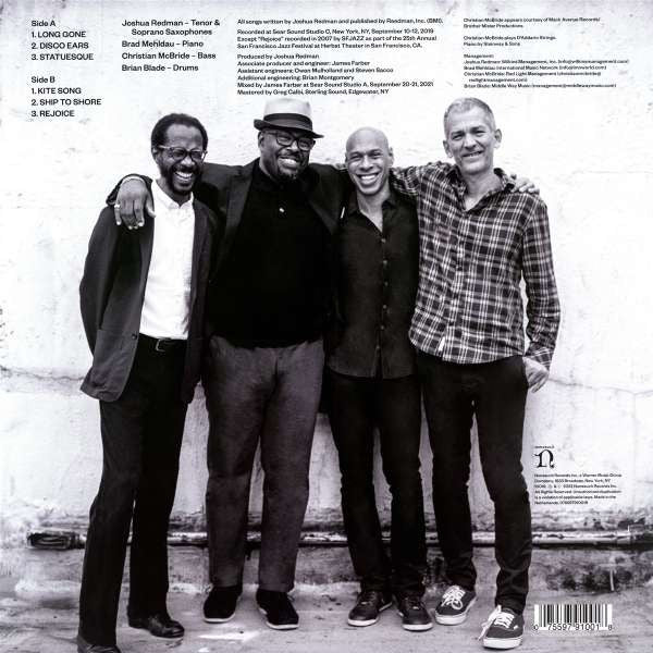 REDMAN, MEHLDAU, McBRIDE, BLADE - LONGGONE (LP)