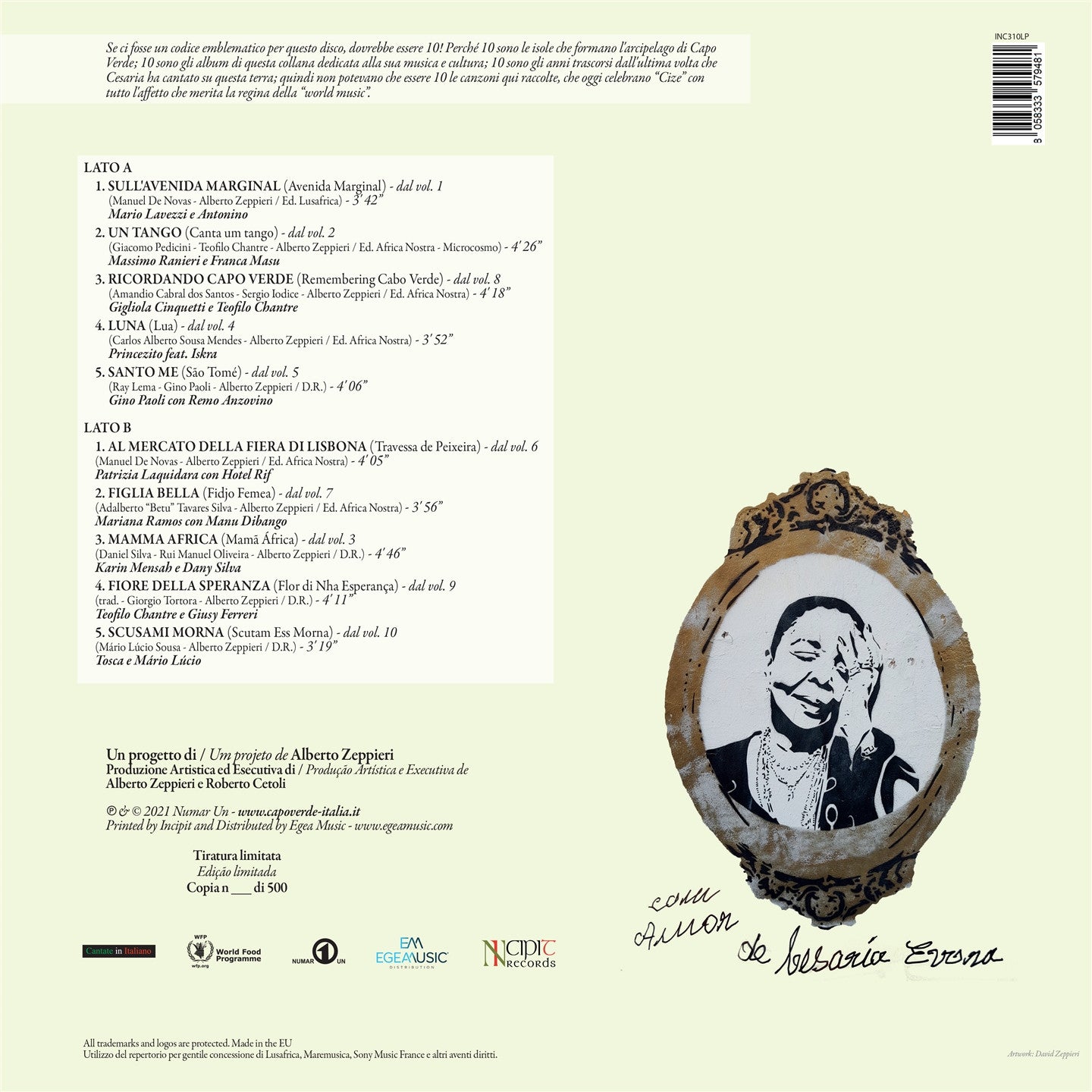 AA. VV. - CAPO VERDE TERRA D'AMORE (LP)