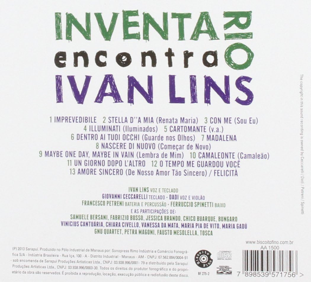 INVENTA-RIO - ENCONTRA IVAN LINS (CD)