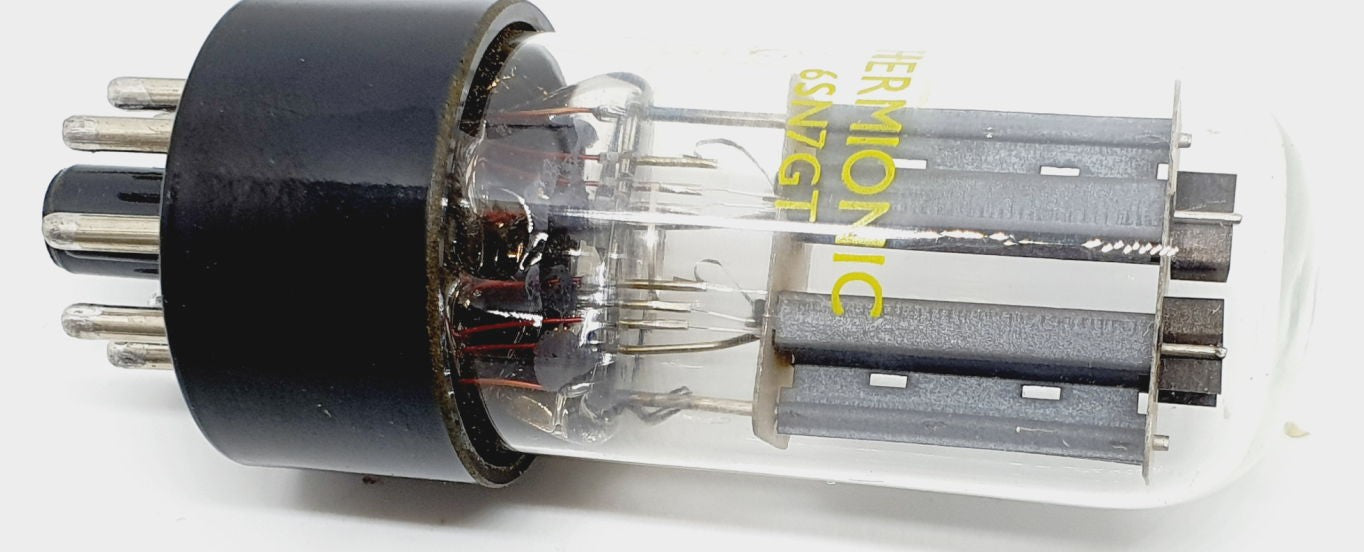 6SN7 - 6H8C - 6N8P Novosibirsk by THERMIONIC England NOS-NIB Singola (v279)