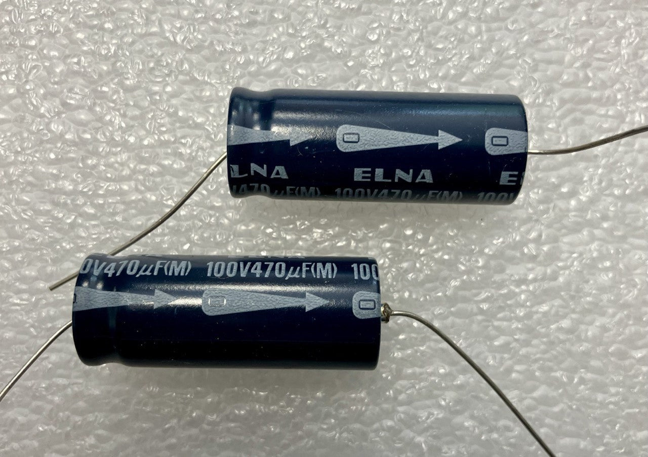 470uf 100v Elna - condensatore elettrolitico assiale