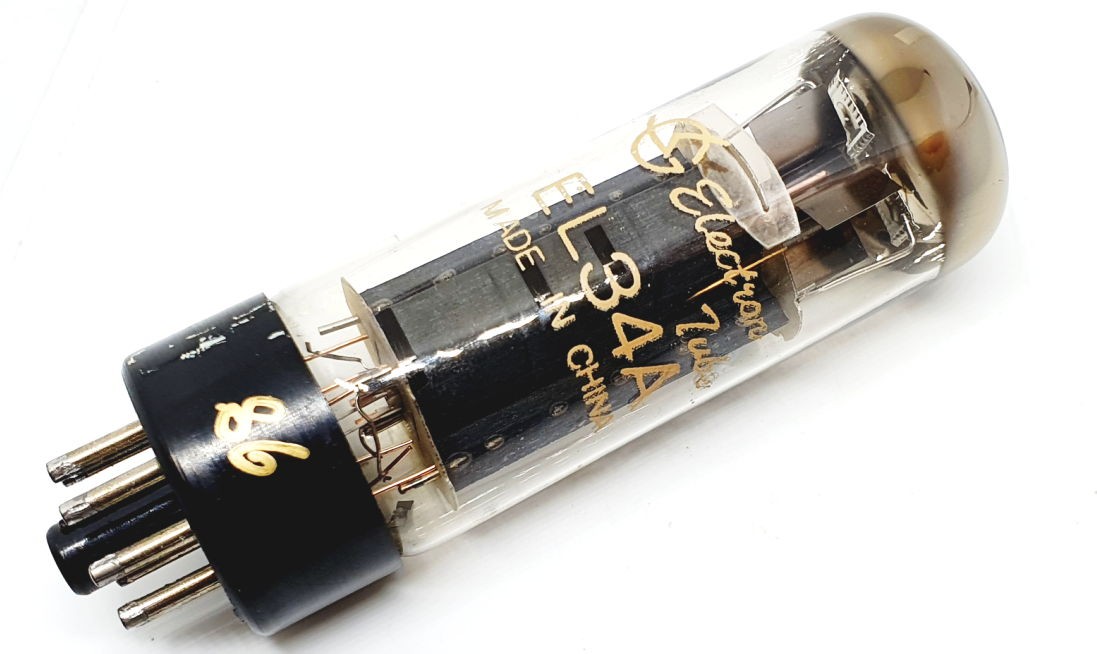 EL34A Electron Tube Cina NOS Singola (v86)