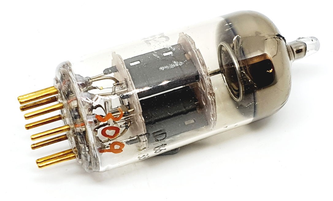 6201 - E81CC - 12AT7WC SQ Gold Pin PHILIPS NOS-NIB Singola (v309)