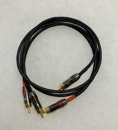 Cavi RCA Coppia 80cm - Teflon rame argentato