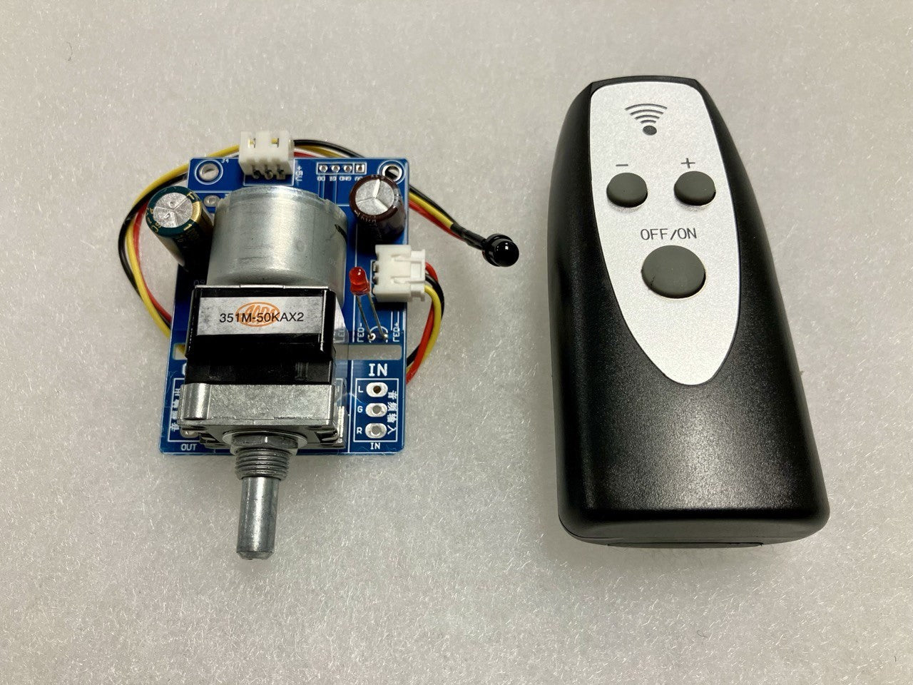 Controllo volume con telecomando - Potenziometro Alps motorizzato 50k stereo