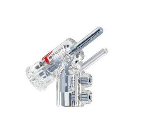 WBT-0610 Ag Banana plug - 4 PEZZI confezione - Argento