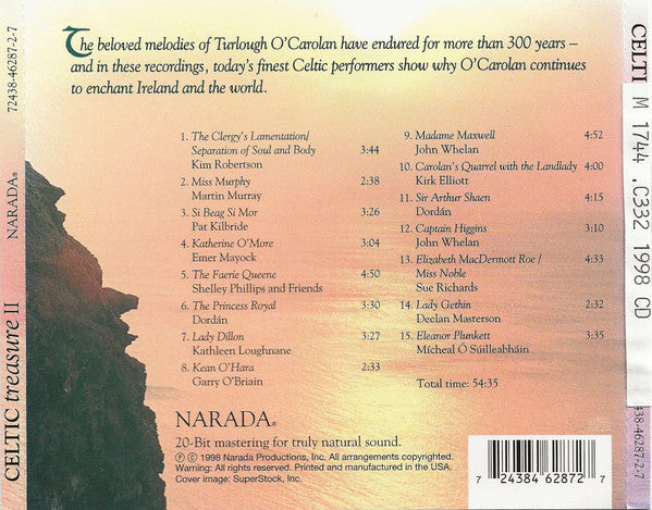 AA. VV. - Celtic Treasure II: The Living Legacy of Turlough O'Carolan (CD)