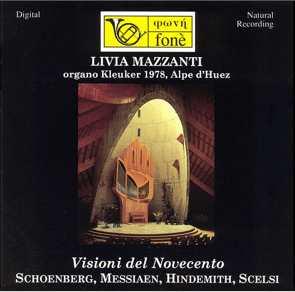 AA.VV. - Livia Mazzanti, organo Kleuker 1978, Alpe d'Huez - Visioni del Novecento (CD Gold 24k)