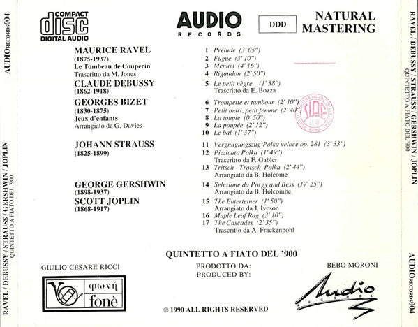 AA. VV. - Quintetto A Fiato del '900 (CD)