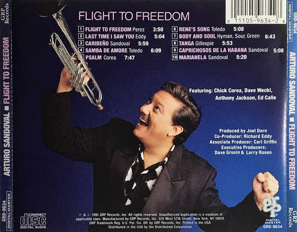 Arturo Sandoval - Flight To Freedom (CD)