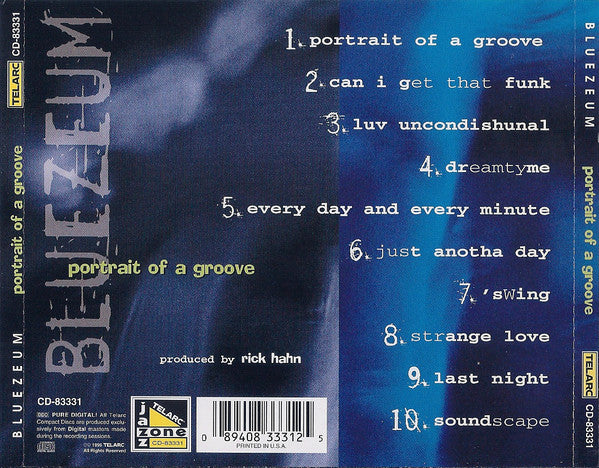 BLUEZEUM - PORTRAIT OF A GROOVE (CD)