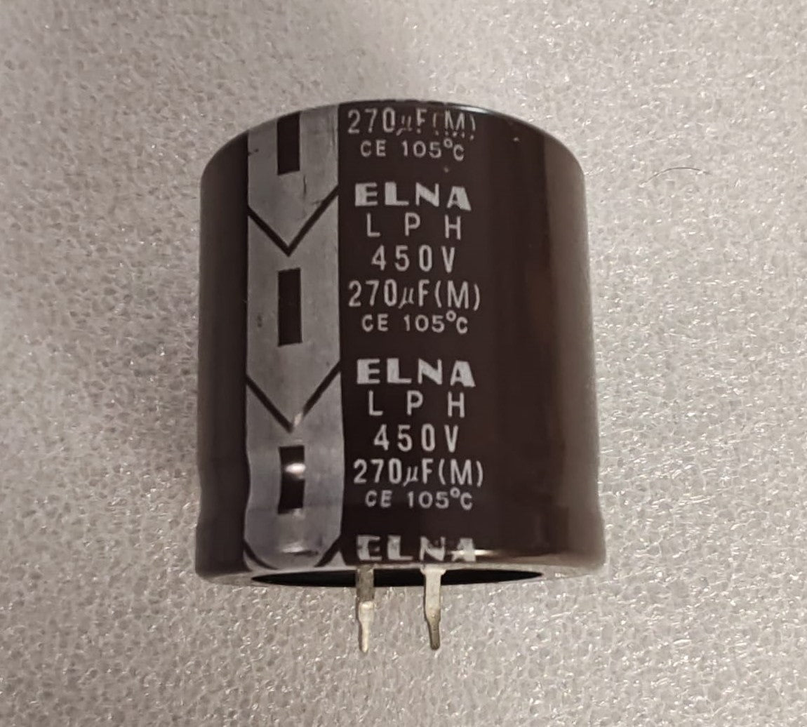270uf 450v Elna LPH - Condensatore elettrolitico snap-in