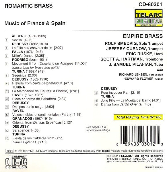 Empire Brass - Romantic Brass: Music of France & Spain (CD)
