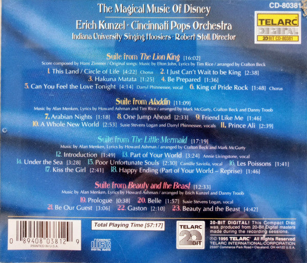 Erich Kunzel, Cincinnati Pops Orchestra - The Magical Music Of Disney (CD)