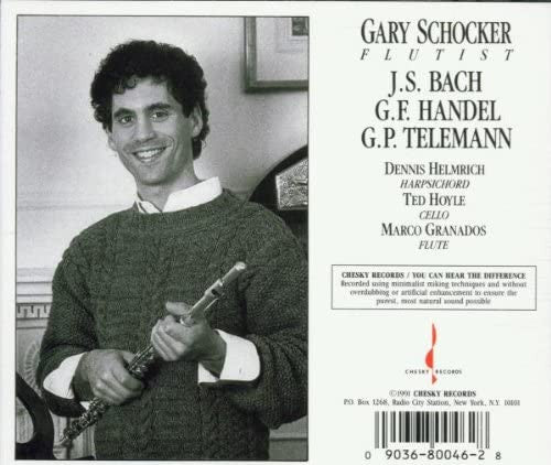 Gary Schocker / Bach, Handel, Telemann – Gary Schocker - J.S. Bach Handel Telemann (CD)