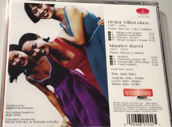Heitor Villa-Lobos - Maurice Ravel -The Ahn Trio - Paris Rio (CD)