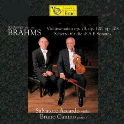 J.Brahms - S.Accardo, B.Canino - Violinsonaten Op. 78, Op. 100, Op. 108 (CD)