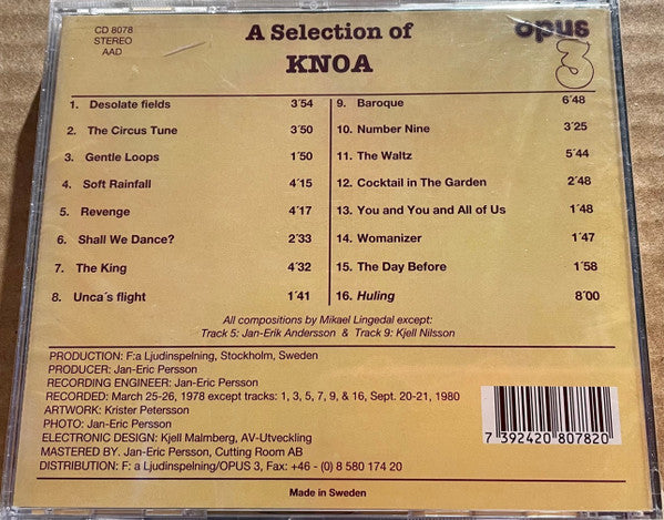 KNOA - A Selection of KNOA (CD)