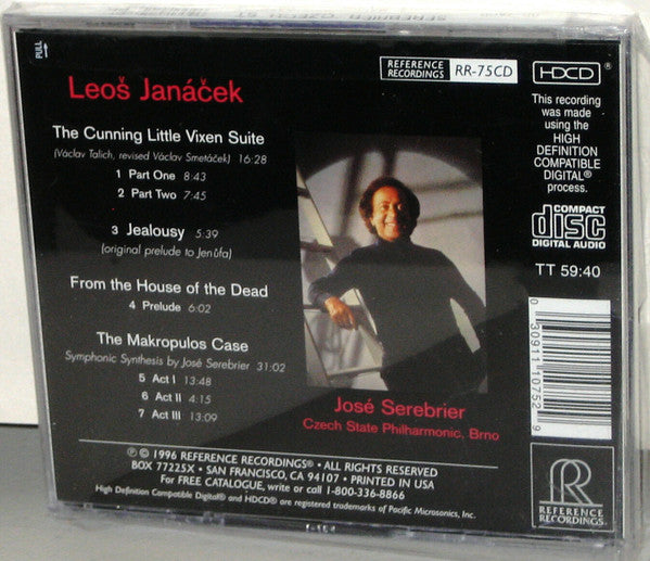 Leos Janacek - José Serebrier - Czeck State Philharmonic - The Makropulos Case (CD-HDCD)