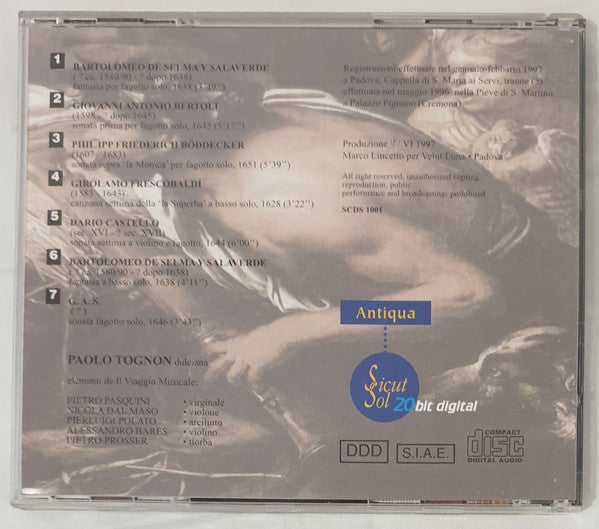 Paolo Tognon (Dulciana) - Sonate virtuose per fagotto del XVII secolo (CD)