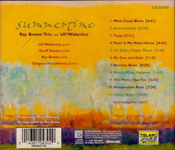 Ray Brown Trio with Ulf Wakenius - Summertime (CD)