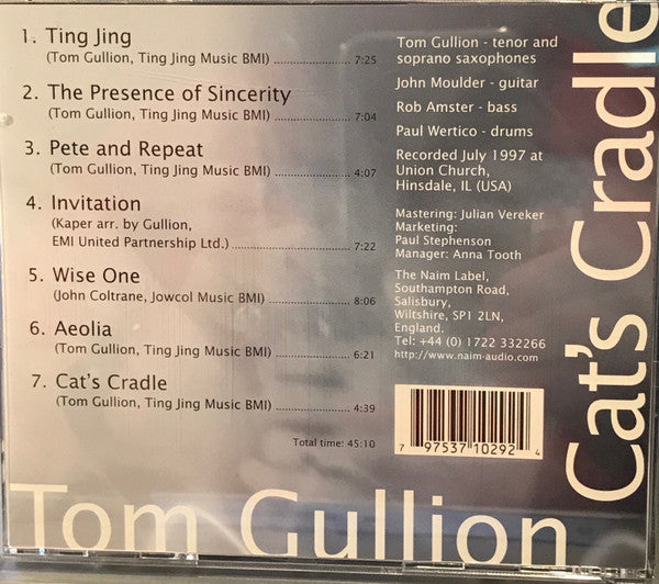 Tom GULLION - CAT'S CRADLE (CD)