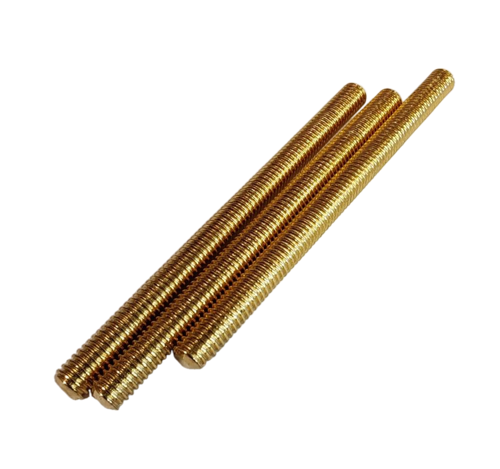 Barra filettata gold 6x81 - placcata oro 24k