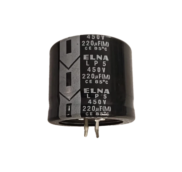 220uf 450v Elna LP5 - Condensatore elettrolitico snap-in