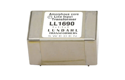 LL1690 Lundahl - 1+1:1+1 phase splitting Line input transformer - nucleo armorfo e rame Cardas