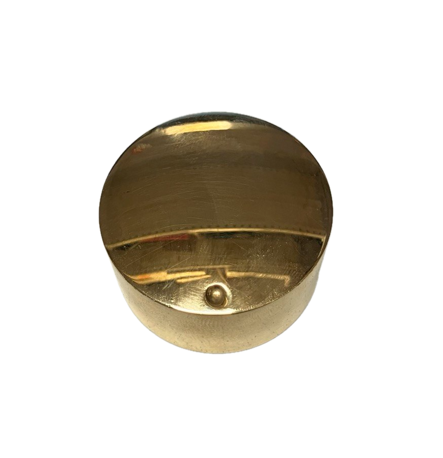 Manopola in ottone Gold gloss - diametro 40mm