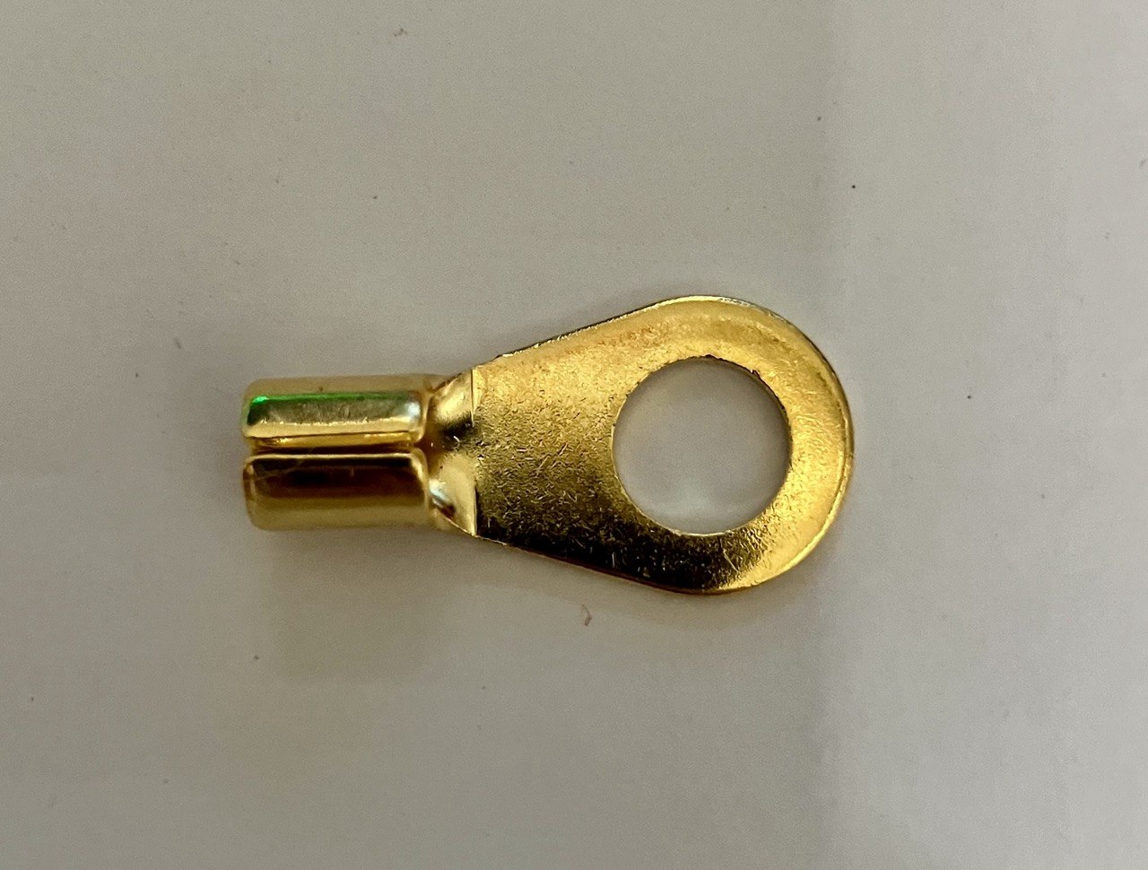 Occhiello foro 6mm - placcato oro 24k
