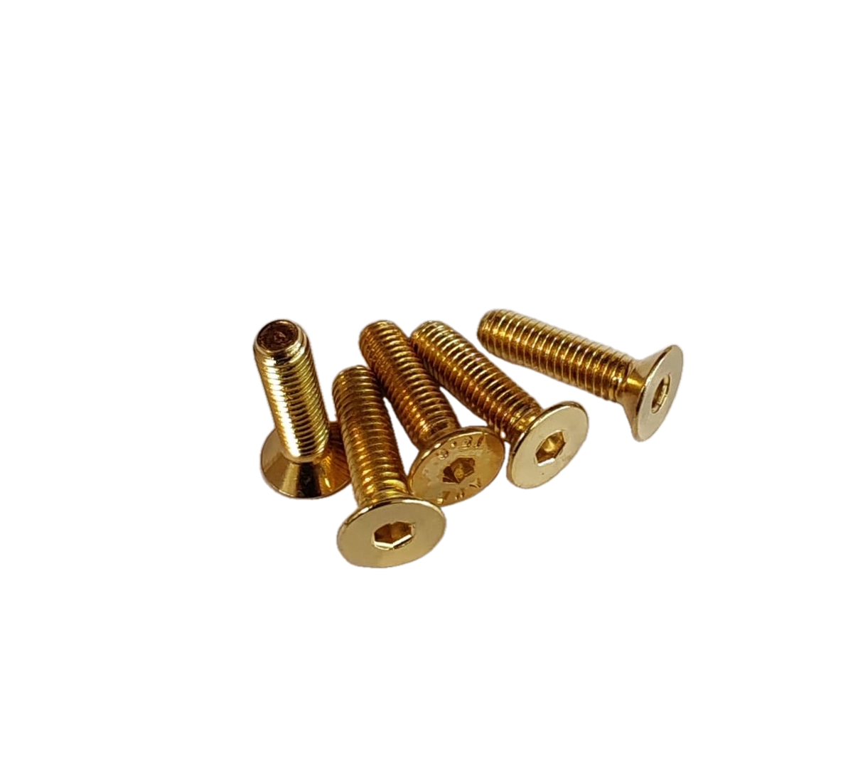 Vite testa svasata brugola gold 4x15 - placcata oro 24k