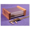 Hammond 1444-12CWW Aluminium Chassis Wood Panels