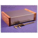 Hammond 1444-24CWW Aluminium Chassis Wood Panels
