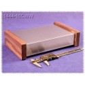 Hammond 1444-16CWW Natural Aluminium Chassis - Wood Sides