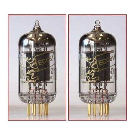12AT7- ECC81- B739 Gold Pins Genalex Coppia-Pair