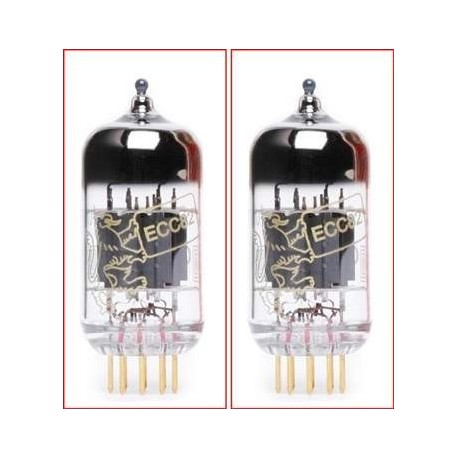 12AU7- ECC82- B749 Gold Pins Genalex Coppia-Pair