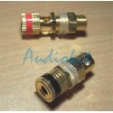 BPF 107 Red/Black (PAIR)     mini binding post